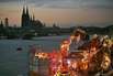 Kölner Dom in der Dämmerung ...