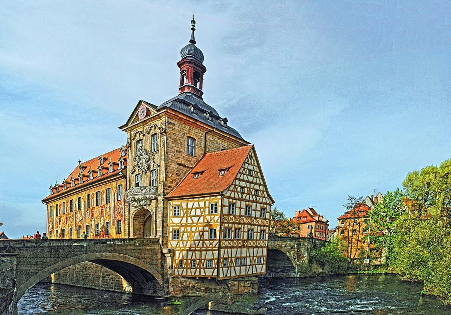 Das Alte Rathaus auf der Regnitz in Bamberg