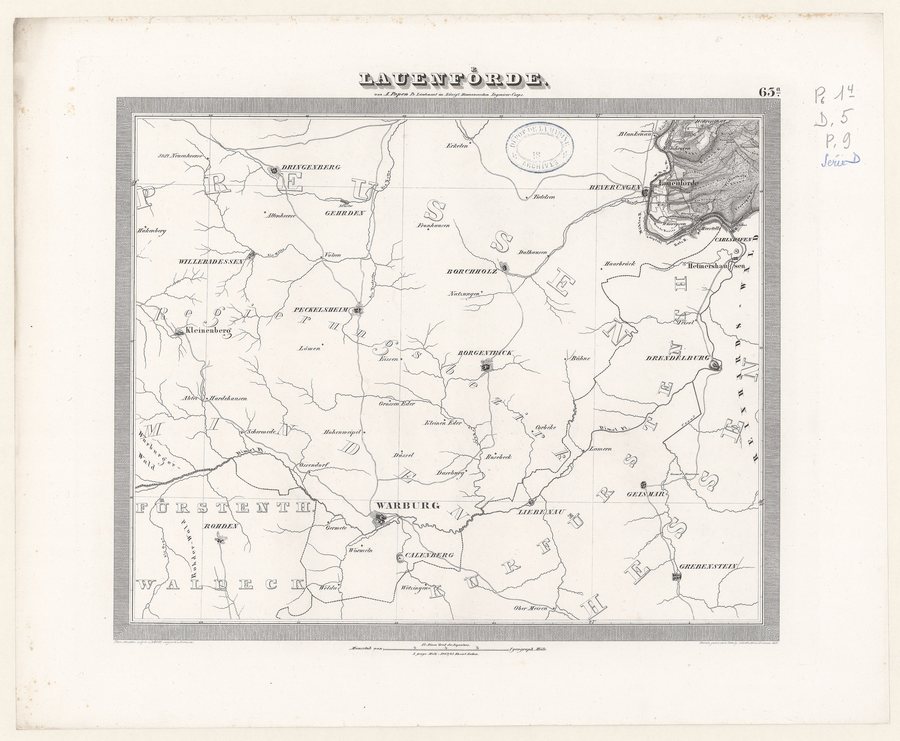 File:63 a Lauenförde - Topographischer Atlas der Königreichs Hannover und Herzogthums Braunschweig - 1 zu 100.000.jpg