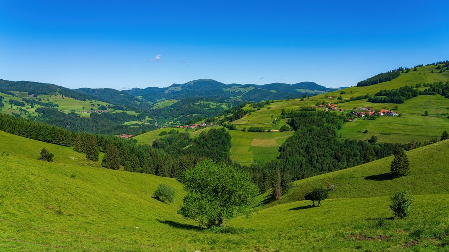 Blick auf Gemeinde Fröhnd Bild 1