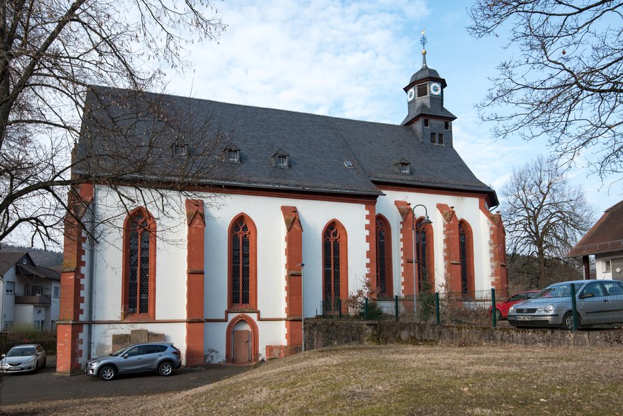 Hirzenhain, Ev. Hallenkirche 20170216 002