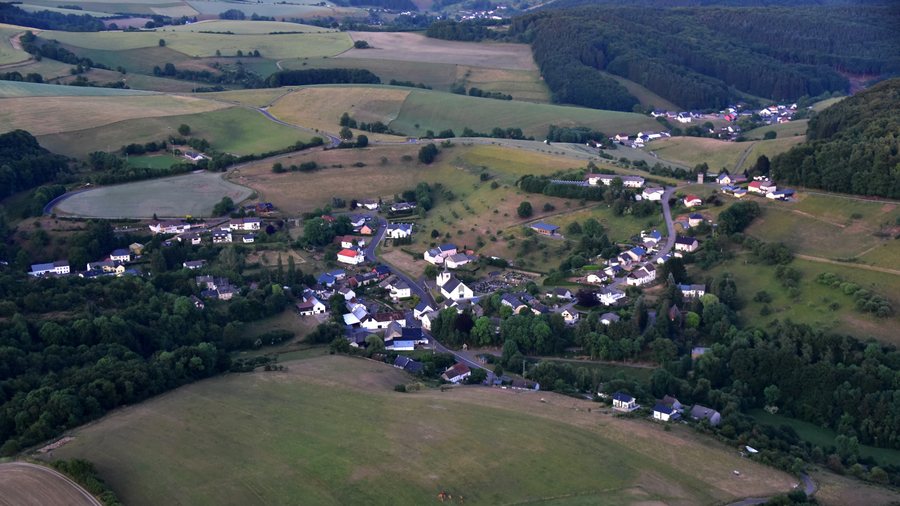Utscheid, aerial view