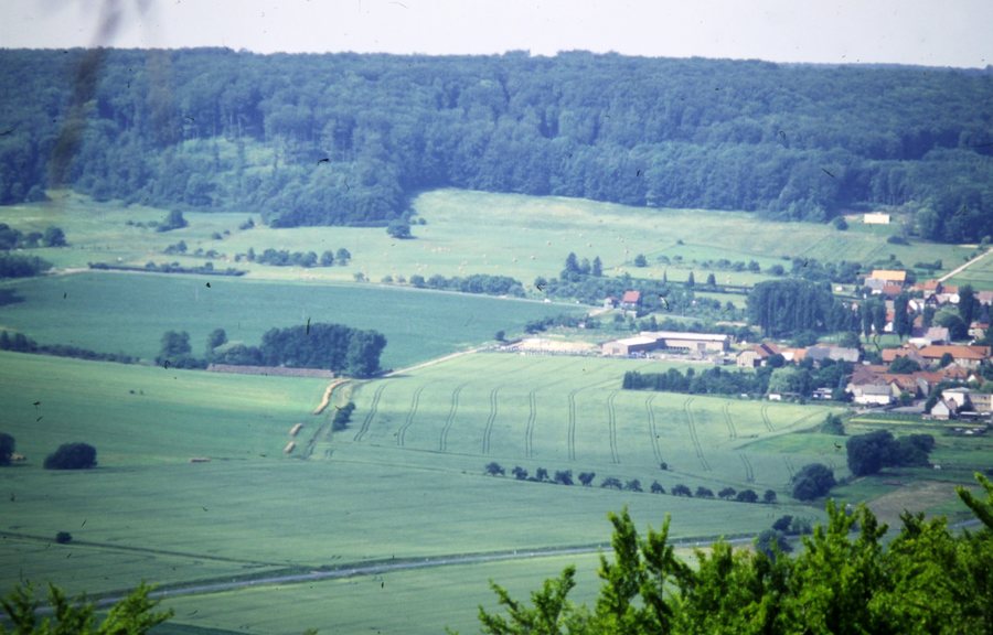 Haynrode 1996 (view from the Hasenburg over Haynrode)