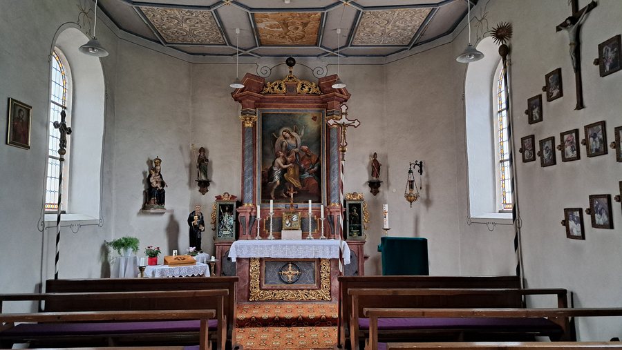 Kapelle St. Erhard in Geisingen, interior view