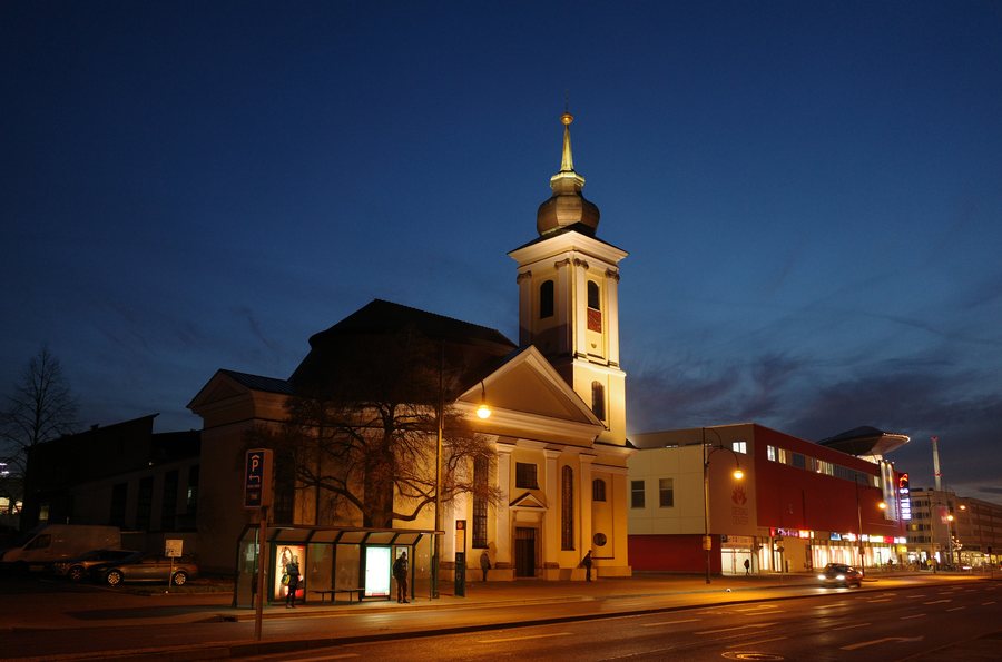 Dessau-Roßlau, Askanische Straße, Georgenkirche, Dessau-Center
