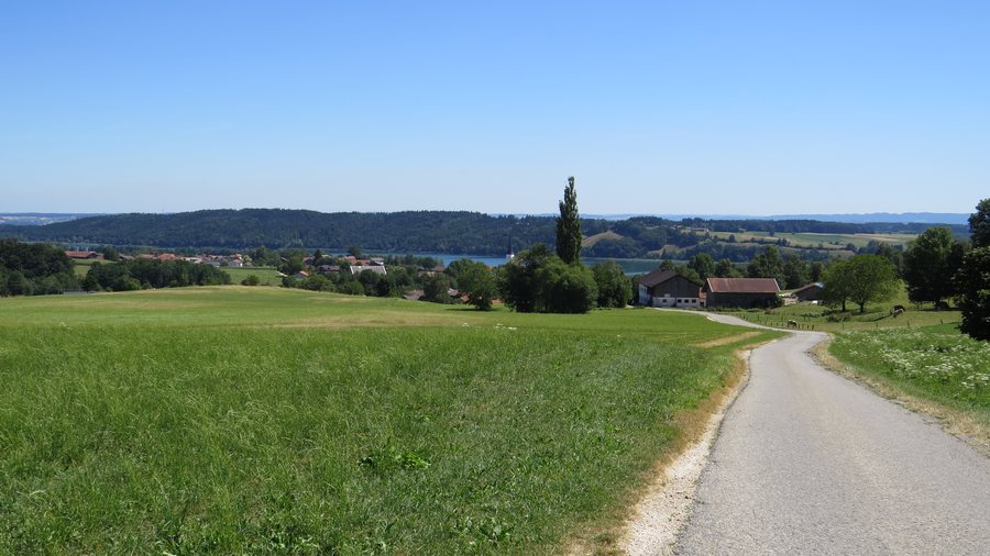 Taching am See from the west