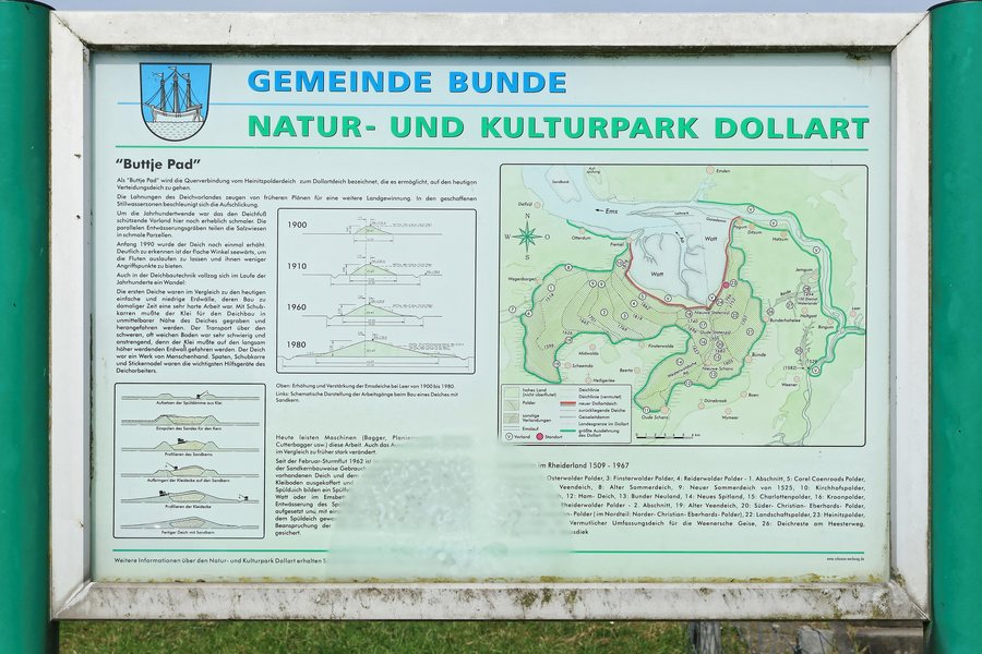 File:Bunde - Buttje-Pad - Aussichtspunkt Meerbusen Dollart 04 ies.jpg