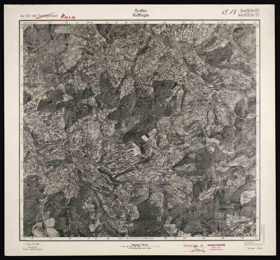 File:Luftbildplan von Bretten, Knittlingen - LABW - Hauptstaatsarchiv Stuttgart J 311 Nr. 6918.jpg