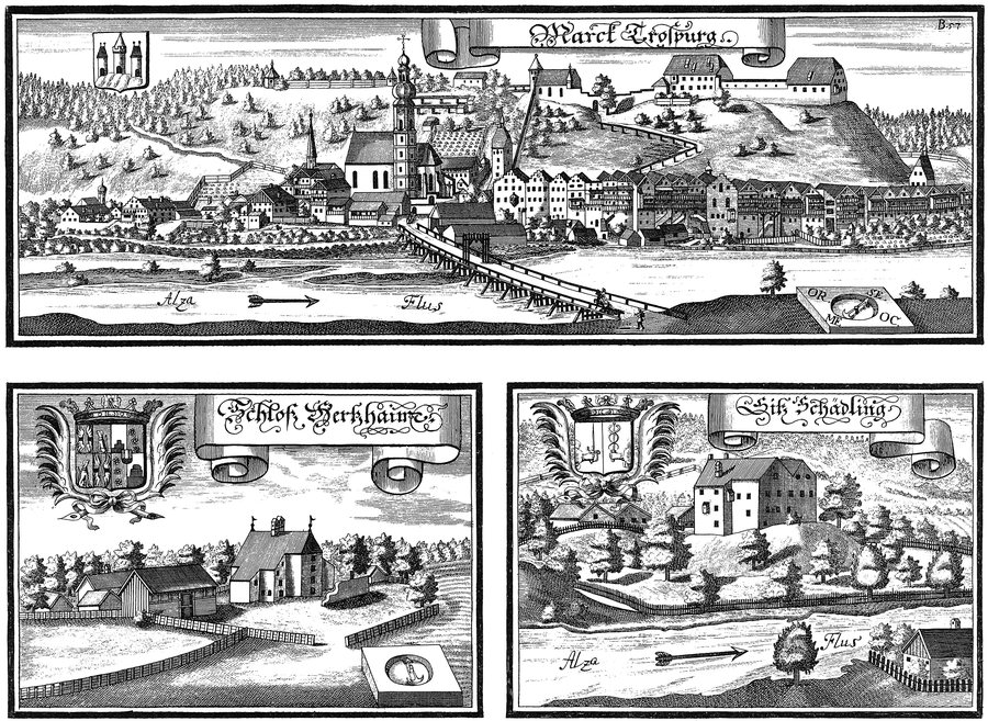 File:Wening B057 Hertzheim, Schloss; Schädling, Sitz; Trostberg, Markt.jpg