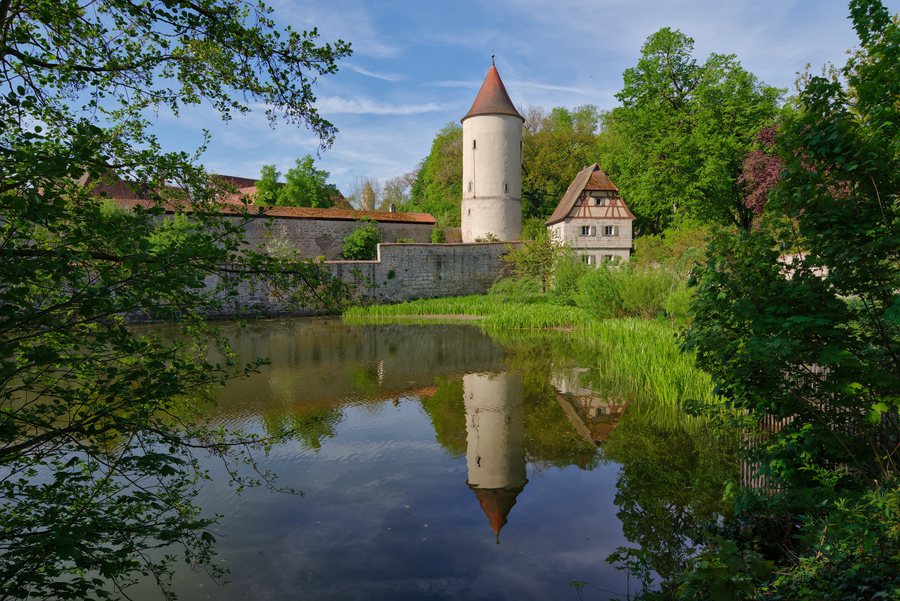 Bastion beim Faulturm, Dr.-Martin-Luther-Straße 29 (Dinkelsbühl) Ansbach 2.jpg