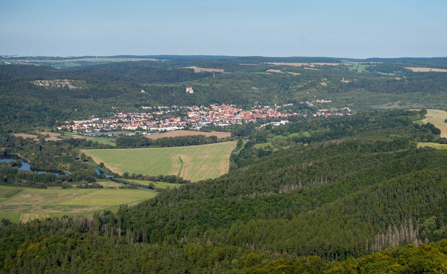 Treffurt seen from Heldrastein