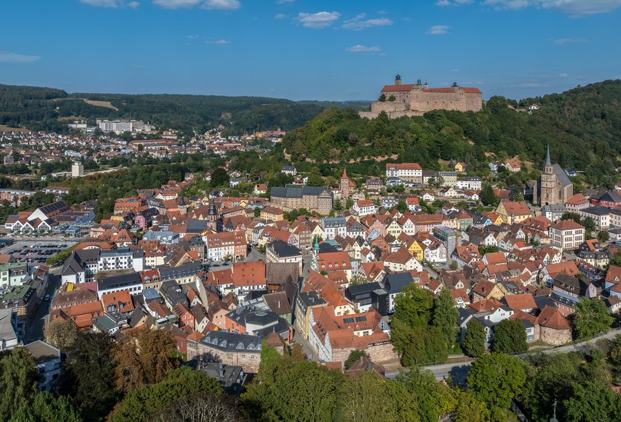 Kulmbach, aerial view