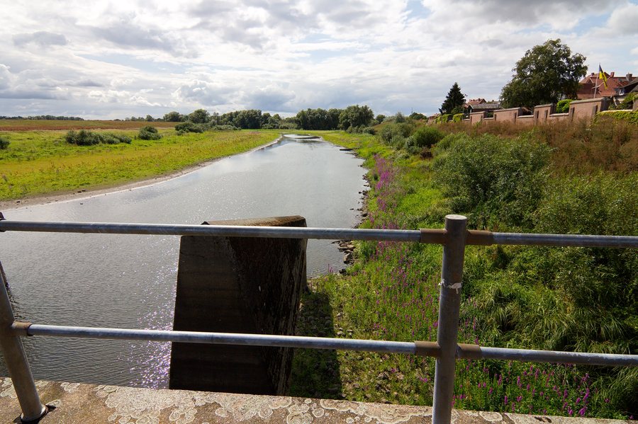 Herman-Ahrens-Brücke über den Aland in Schnackenburg