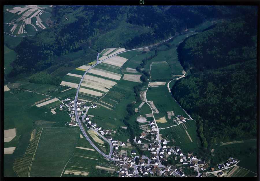 Bollschweil: Eingang ins St. Ulrichtal [Luftbild]