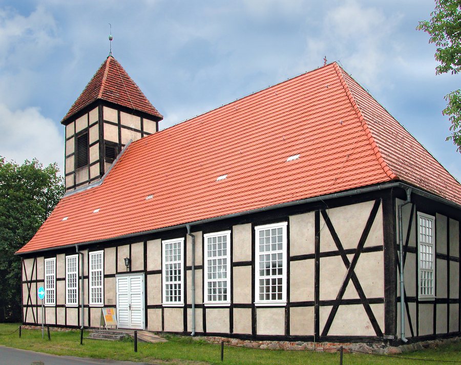 Leopoldshagen half-timbered village church