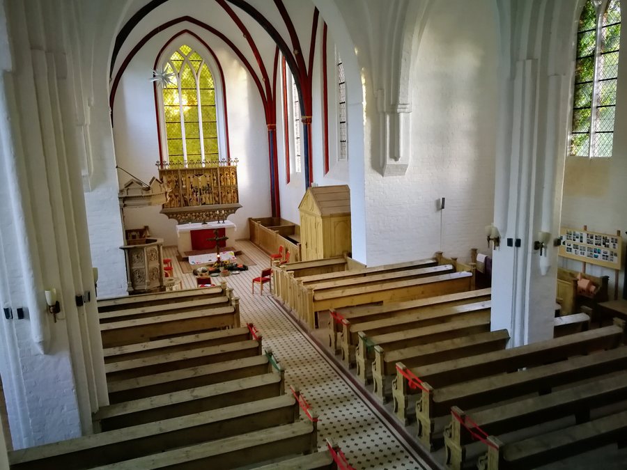 Evangelische Dorfkirche Reinshagen, Landkreis Rostock, Mecklenburg-Vorpommern, Deutschland