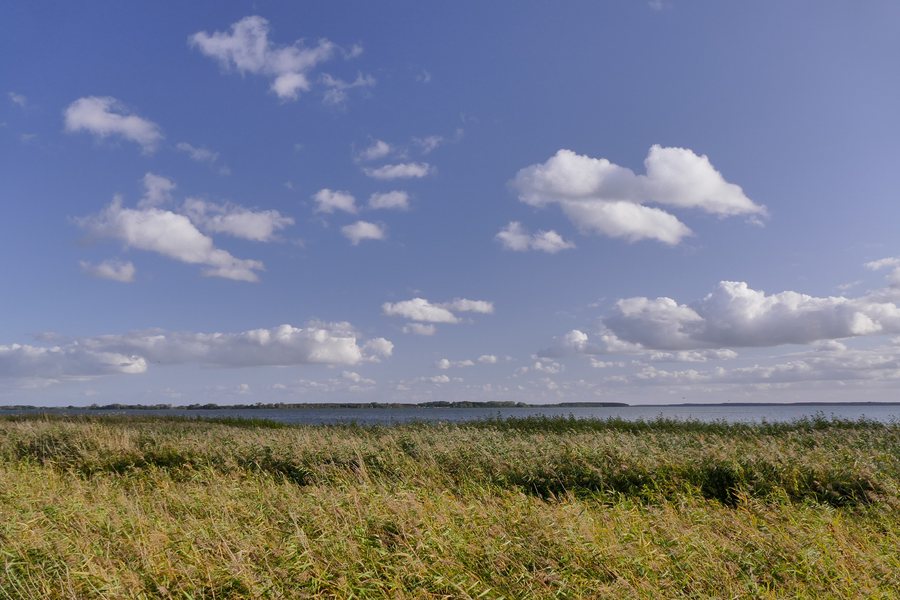 Naturpark Usedom - Blick von Lütow auf das Achterwasser
