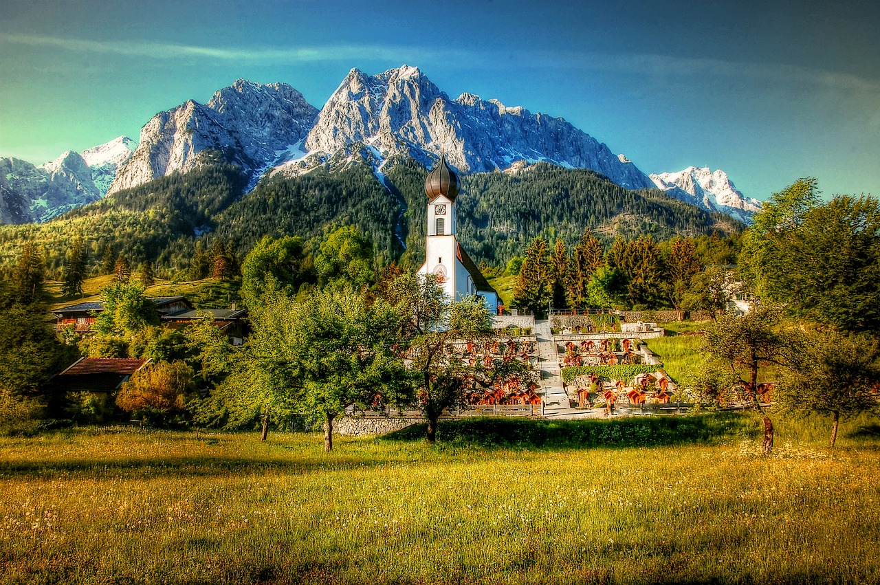 Zugspitze von Grainau aus