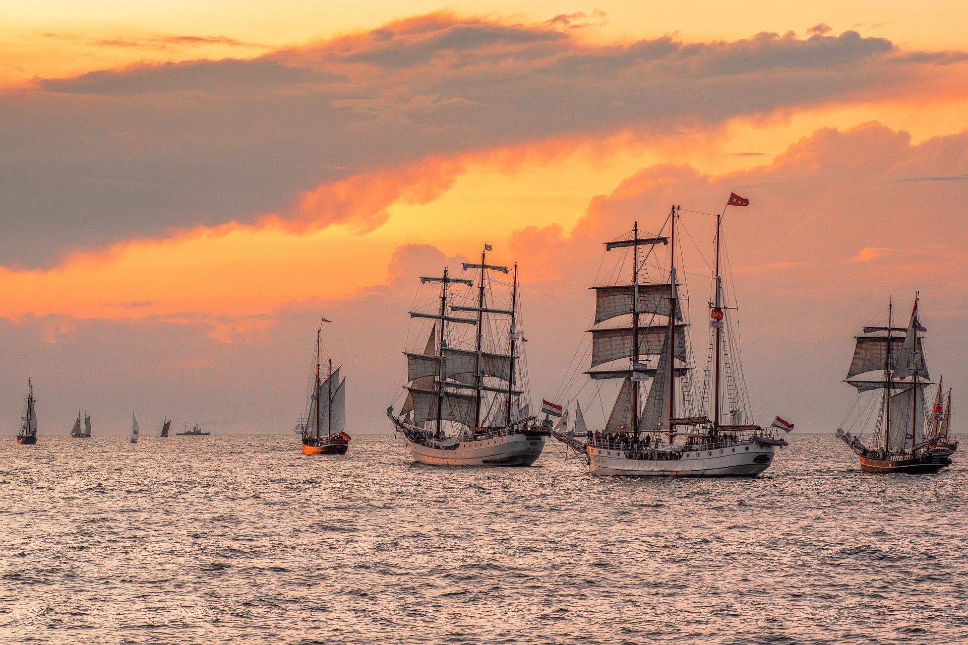 Großsegler beim Hansesail