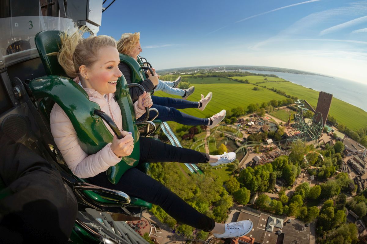 Highländer Blick von oben. Foto: HANSA-PARK Freizeit- und Familienpark GmbH & Co. KG